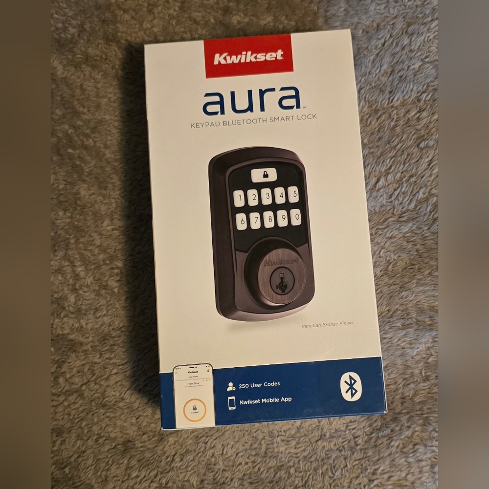 Kwikset Aura Keypad Bluetooth Smart Lock *MSRP 179*